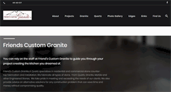 Desktop Screenshot of friends-custom-granite.com